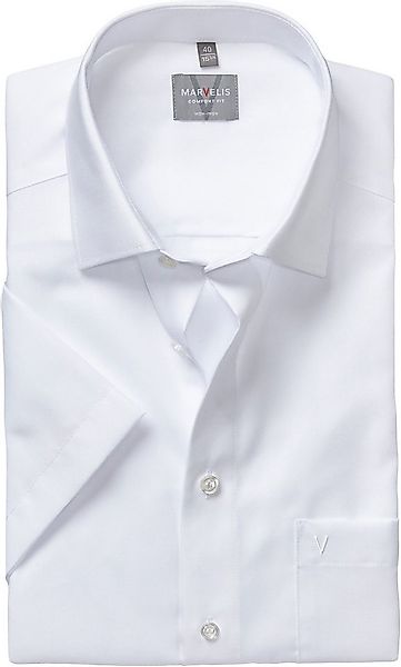 MARVELIS Kurzarmhemd Businesshemd, New-Kentkragen, comfort fit günstig online kaufen