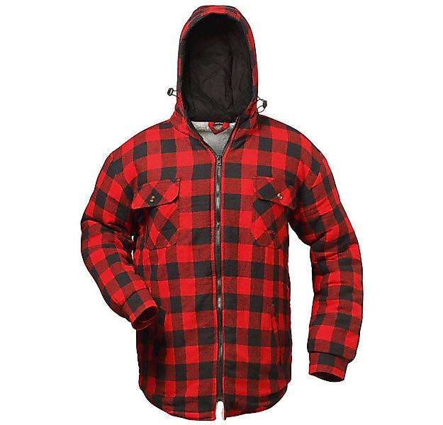Craftland Thermohemd Flanellhemd mit Kapuze Holzfällerhemd Arbeitshemd Arbe günstig online kaufen