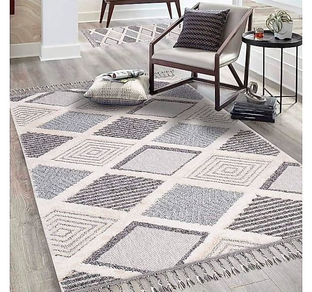 Carpet City Hochflor-Teppich Valencia 731, rechteckig, Höhe: 20 mm, Läufer, günstig online kaufen