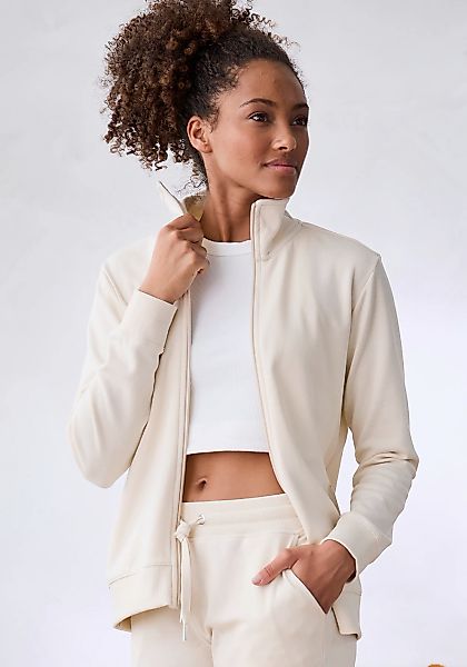 Bench. Loungewear Sweatjacke 1 Stk. tlg. mit bestickten Stehkragen, Loungea günstig online kaufen