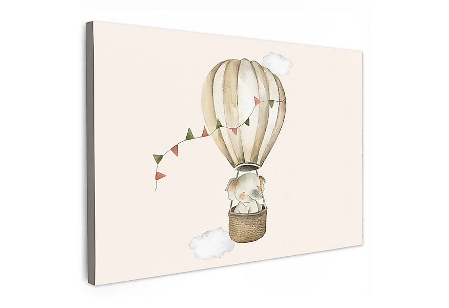 OneMillionCanvasses® Leinwandbild Heißluftballon - Elefant - Aquarell - Bei günstig online kaufen