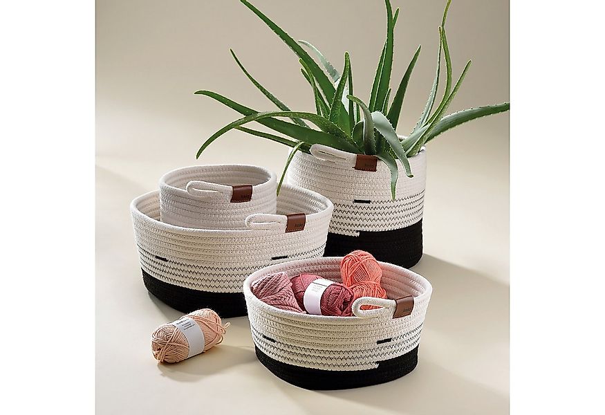 kela Aufbewahrungskorb Hedda, flexibel einsetzbar, Flechtoptik, Seilkorb günstig online kaufen