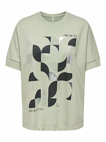 ONLY Kurzarmshirt "ONLJANY S/S O-NECK PRINT TOP BOX JRS" günstig online kaufen