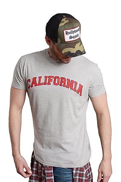 Chiccheria Brand T-Shirt CALIFORNIA grau, Designed günstig online kaufen