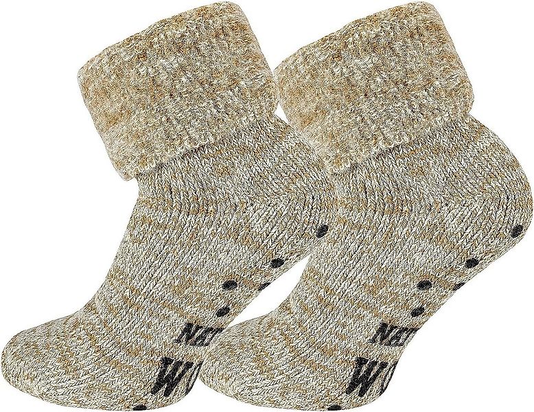 TippTexx 24 ABS-Socken 2 Paar ABS Stoppersocken Wollsocken Thermosocken mit günstig online kaufen