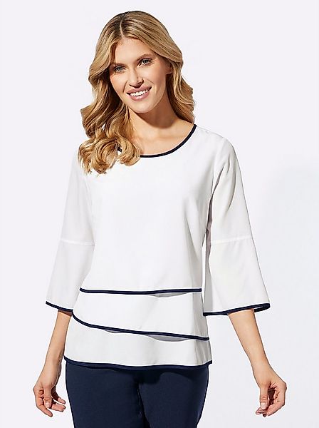 Sieh an! Klassische Bluse Schlupfbluse . günstig online kaufen