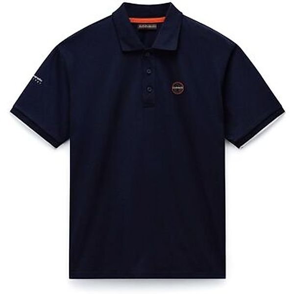 Napapijri  Poloshirt E-BADGE NP0A4IDA-176 BLU MARINE günstig online kaufen