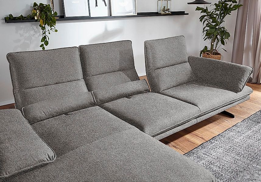 W.SCHILLIG Ecksofa »broadway, Designsofa mit tollem Sitzkomfort«, Sitztiefe günstig online kaufen
