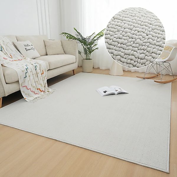 my home Teppich »Jola, Uni-Farben, besonders dichte Qualität, Boho«, rechte günstig online kaufen