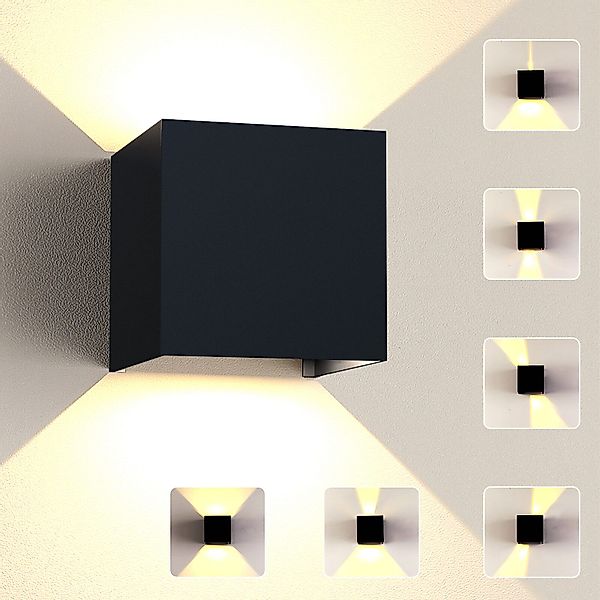 WILGOON Wandleuchte 7W Metall LED Wandlampe günstig online kaufen