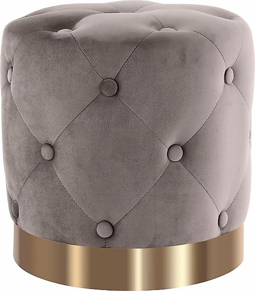 Kayoom Sitzhocker "Hocker Piano 225, in dekorativem Design, mit weichem Vel günstig online kaufen