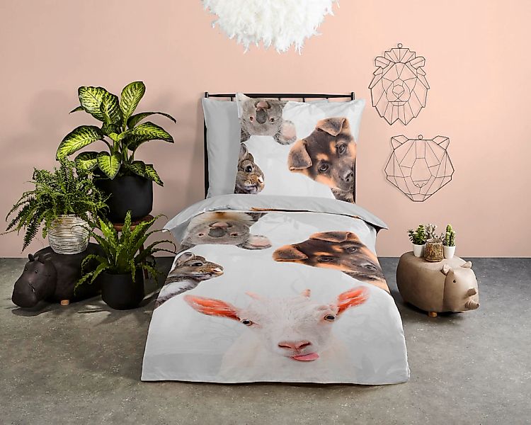 good morning Kinderbettwäsche "Semmie" 2 Stk. 100% Baumwolle, 135x200, Reiß günstig online kaufen