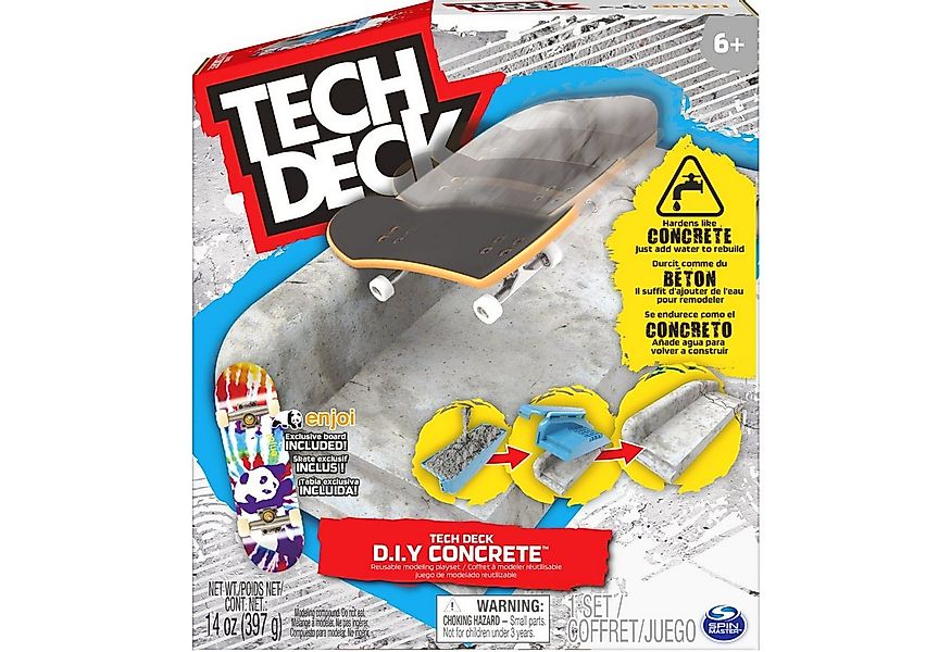 Batman Spielzeug-Auto Spin Master Tech Deck - Concrete Fingerboard-Rampe günstig online kaufen