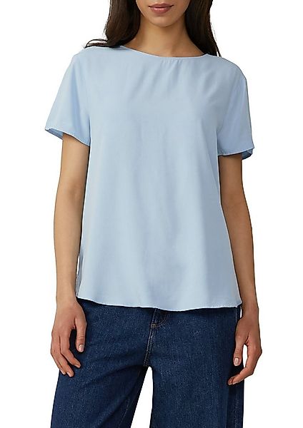 QS Kurzarmbluse mit All-Over Print günstig online kaufen