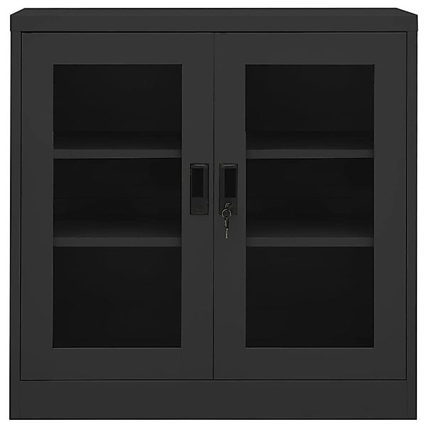 Büroschrank Anthrazit 90x40x90 Cm Stahl günstig online kaufen