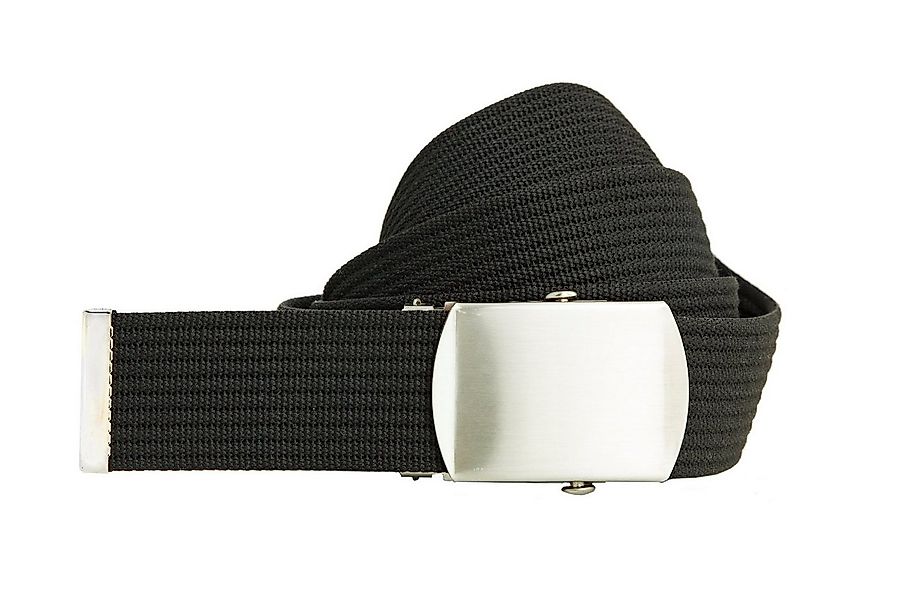 shenky Stoffgürtel Herrengürtel schwarz XXL 180cm Länge 4cm Breite Gürtel ( günstig online kaufen