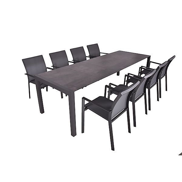Garden Pleasure Gartenmöbel-Set 19 Sophia 9-teilig Anthrazit günstig online kaufen
