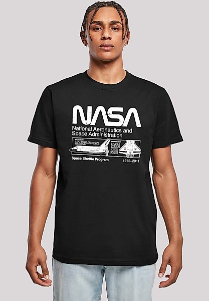F4NT4STIC T-Shirt "NASA Classic Space Shuttle Black", Herren,Premium Merch, günstig online kaufen