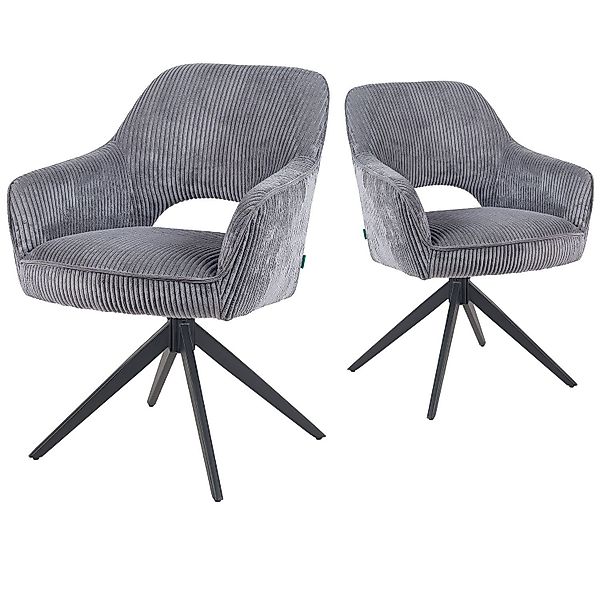 DUBI Möbel Polsterstuhl Mika-Nils 2er-Set, Federkern, günstig online kaufen