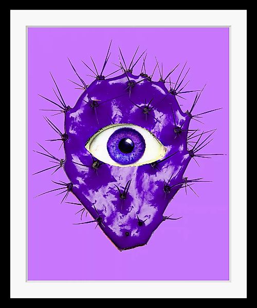 queence Bild »Alien«, Blätter-Kunst-Pflanzen-Pflanzenbilder-Abstrakt-Gesich günstig online kaufen