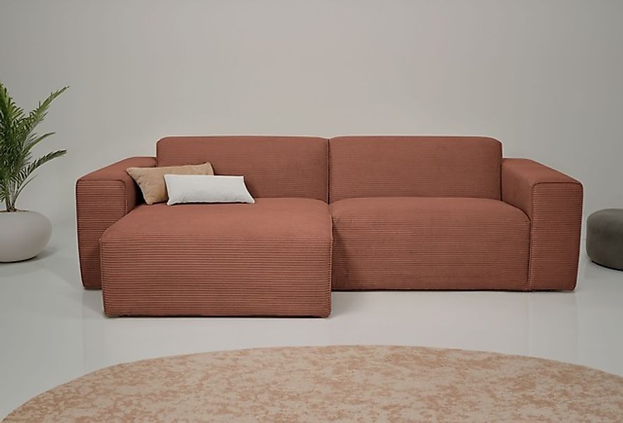 OTTO home Ecksofa »Koa, 228 cm, L-Form, Modulsofa in Cord, Chenille, Strukt günstig online kaufen
