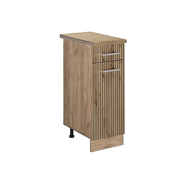 Vicco Küchenunterschrank R-Line Artisan-Eiche/Goldkraft Eiche 30 cm AP Eich günstig online kaufen