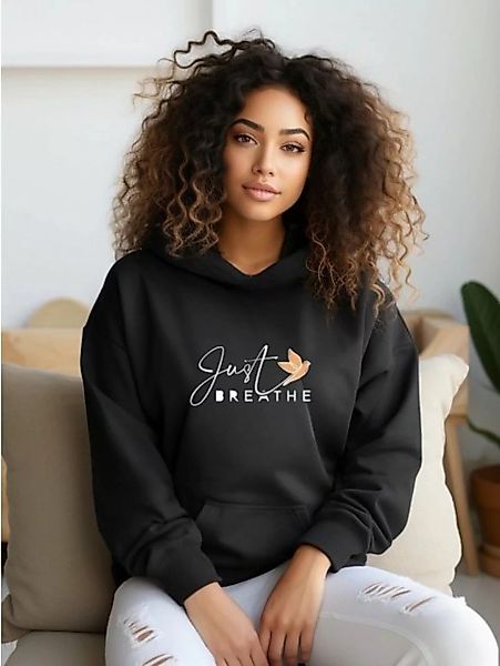 ANNIS Fashion & Accessoires Kapuzensweatshirt "JUST BREATHE 2.0" (1-tlg) ho günstig online kaufen