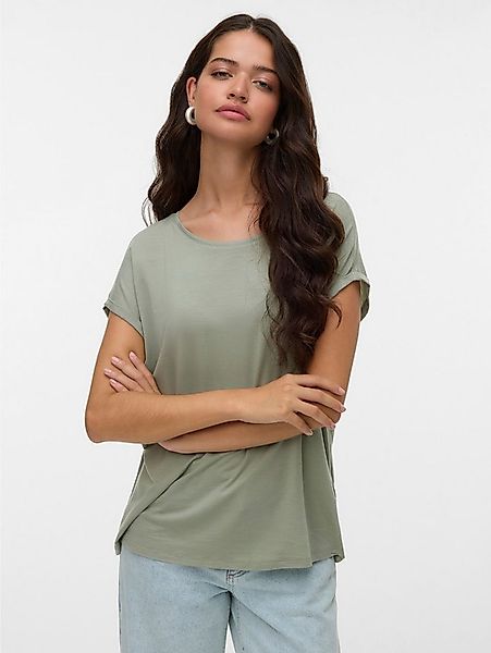 Vero Moda Rundhalsshirt VMAVA PLAIN SS TOP GAJRS NOOS günstig online kaufen