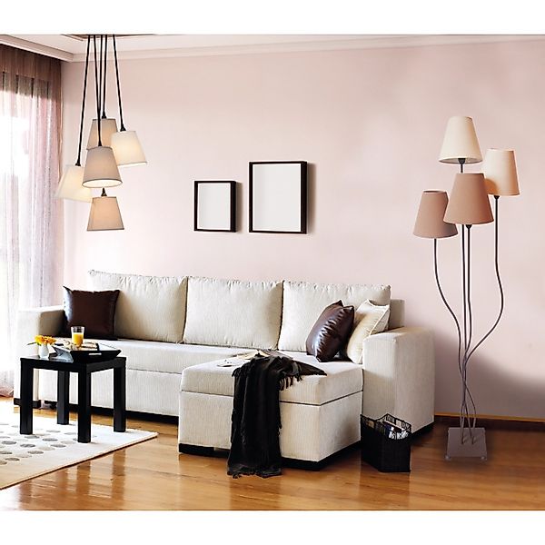 näve Pendelleuchte »Boho« E14 E14 max. 40W, Textil (Polyester/Cotton), beig günstig online kaufen