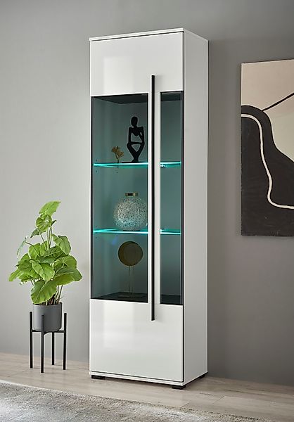 INOSIGN Vitrine Cantara, Vitrinenschrank in Eiche günstig online kaufen
