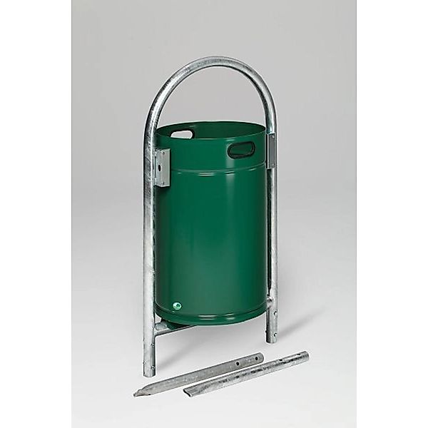 PROREGAL Robuster Rohrbogenständer Für Abfälle Zum Einbetonieren 60 Liter H günstig online kaufen