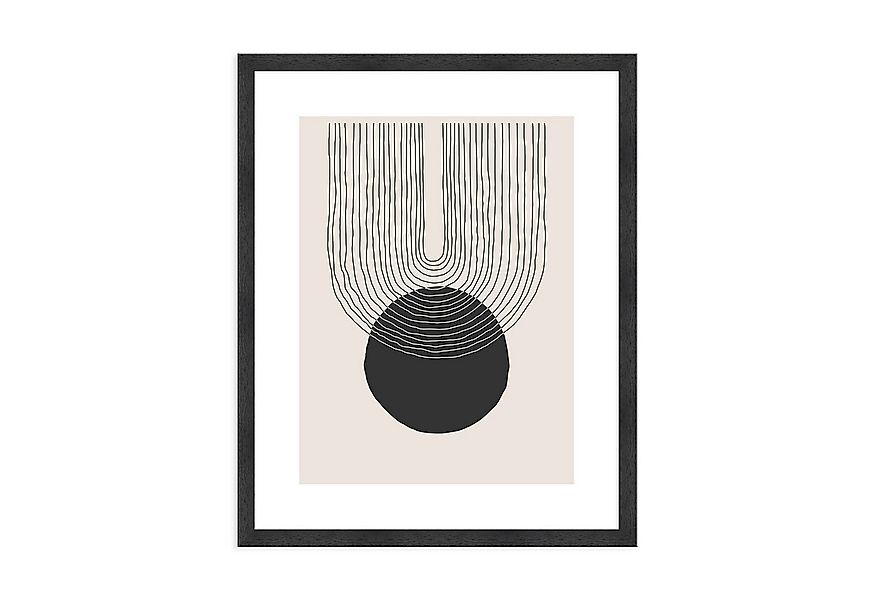 artissimo Bild mit Rahmen Bild gerahmt 51x41cm / Design-Poster mit Holz-Rah günstig online kaufen