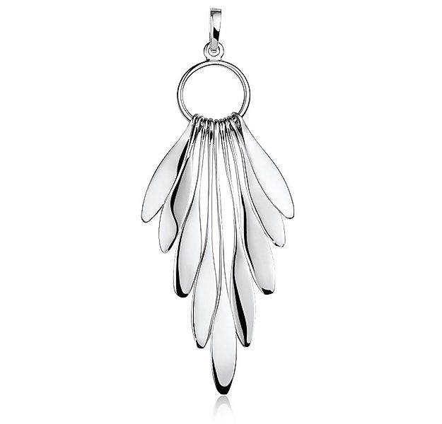 Materia Kettenanhänger Damen Silber Tropfen lang freischwingend KA-449, 925 günstig online kaufen