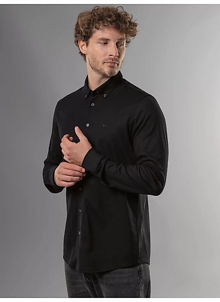 Trigema Poloshirt "TRIGEMA Business-Hemd aus DELUXE-Single-Jersey" günstig online kaufen