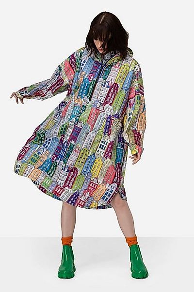 Laurasøn Funktionsjacke Funktions-Regencape Unisex Print Kapuze günstig online kaufen