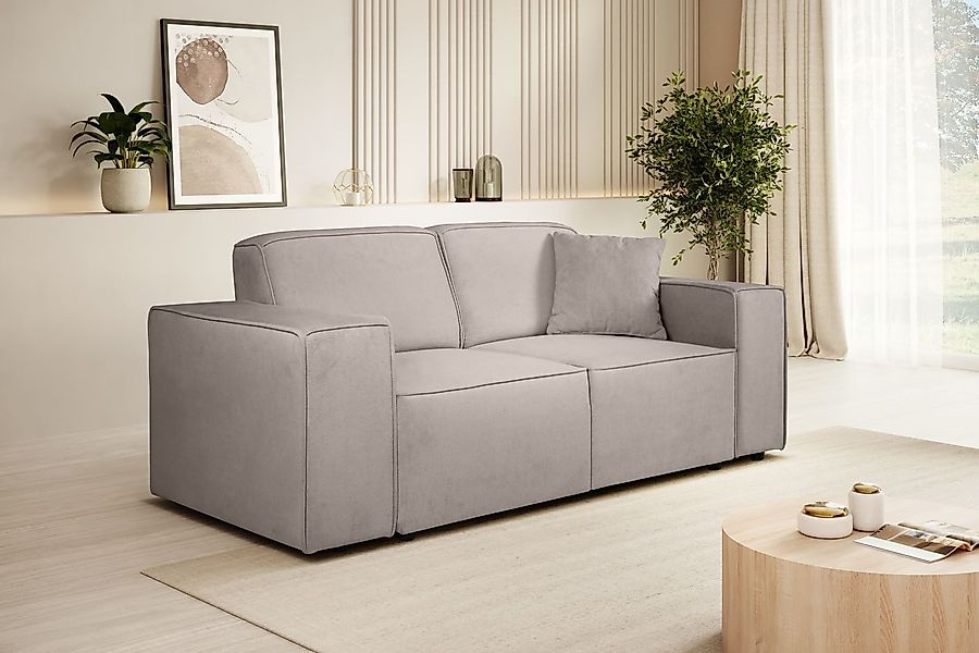 Beautysofa Sofa PEDRO II, 2-Sitzer, ohne günstig online kaufen