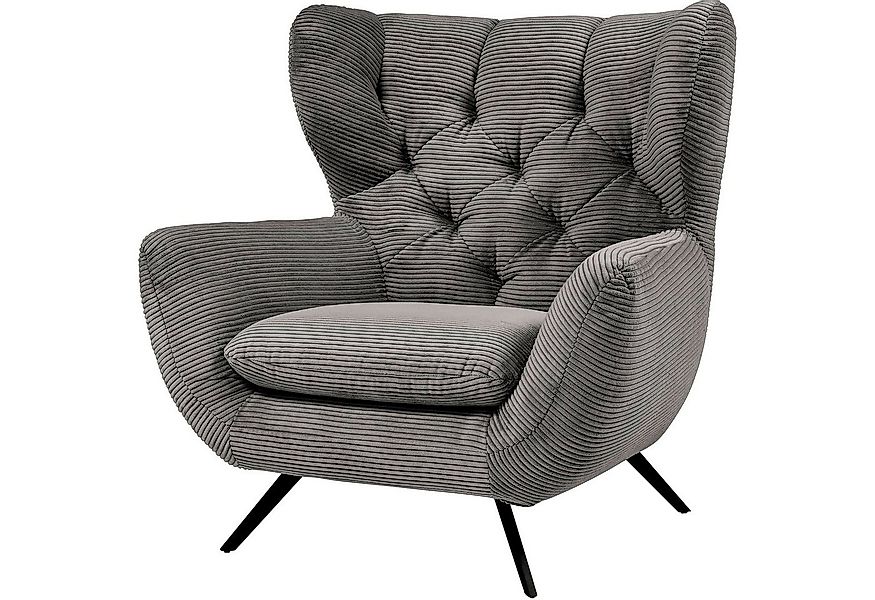 3C Candy Sessel Beatrice Ohrensessel mit Knopfheftung im Rücken, bequemer R günstig online kaufen