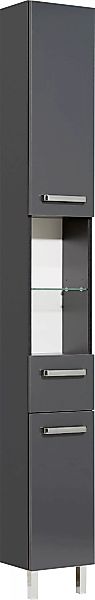 Saphir Hochschrank "Quickset Badschrank 25 cm breit, 2 Türen, 2 Nischen, 1 günstig online kaufen