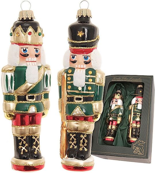 Krebs Glas Lauscha Christbaumschmuck Nussknacker Set (2-tlg), Christbaumsch günstig online kaufen