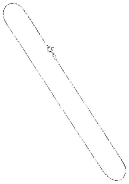 JOBO Goldkette, Ankerkette 333 Weißgold 50 cm 1,3 mm günstig online kaufen