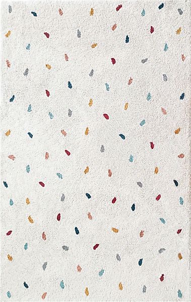 my home Kinderteppich »Odan, Hochflor-Teppich«, rechteckig, 20 mm Höhe, bun günstig online kaufen