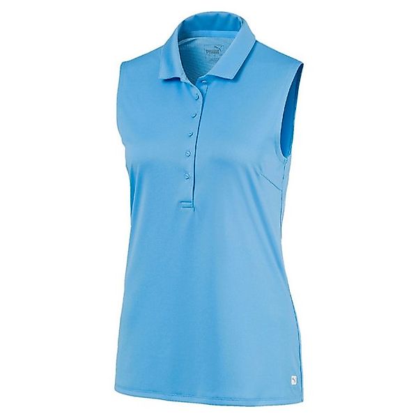 PUMA Poloshirt Puma Golf Polo Rotation Sleeveless Hellblau Damen günstig online kaufen