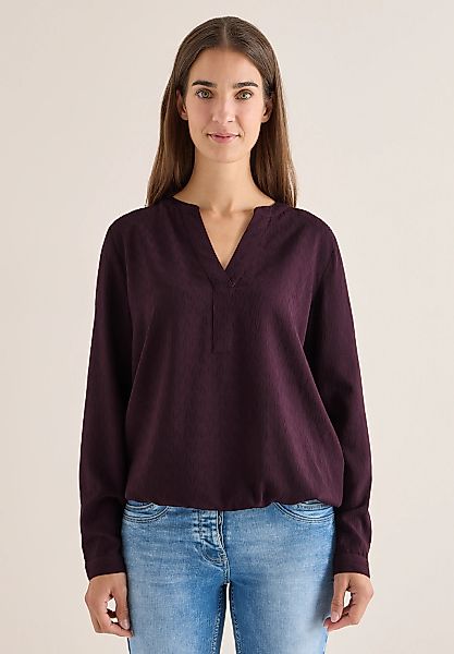 Cecil Langarmbluse mit Elastiksaum günstig online kaufen