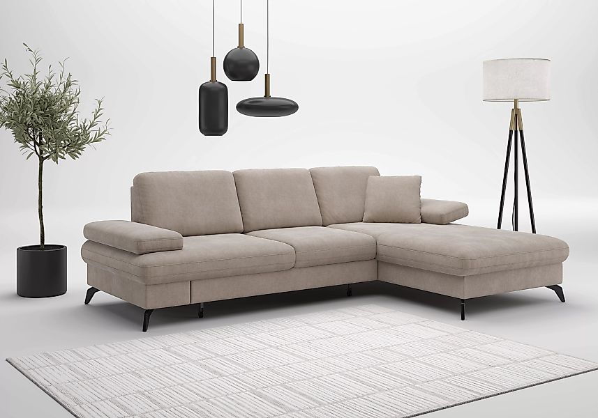 sit&more Ecksofa Morris Jubi L-Form, inklusive XXL-Liegefläche, bzw. Schlaf günstig online kaufen