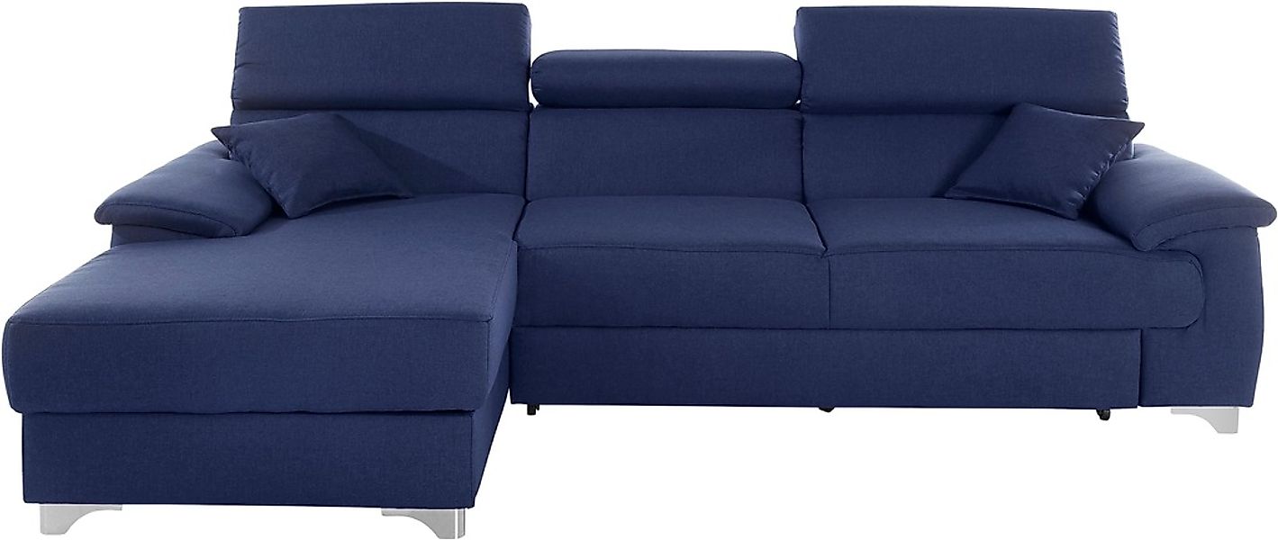 DOMO collection Ecksofa "Mira, inklusive Kopfteilverstellung für mehr Wohlf günstig online kaufen