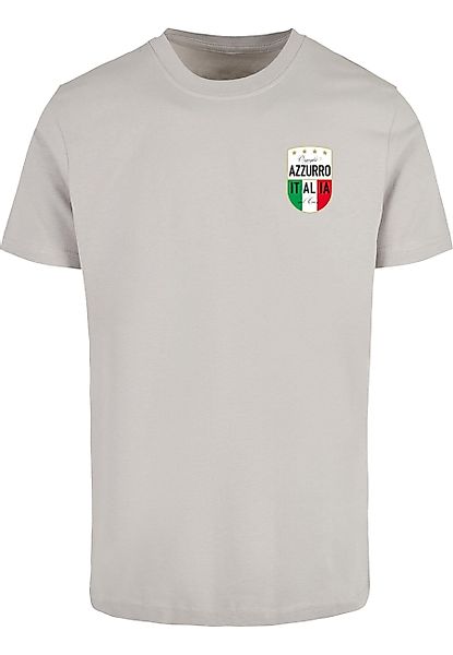 MisterTee T-Shirt MisterTee Azurro Italia Crest günstig online kaufen