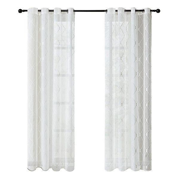 BYSURE Gardine (2 St), Ösen, transparent, günstig online kaufen