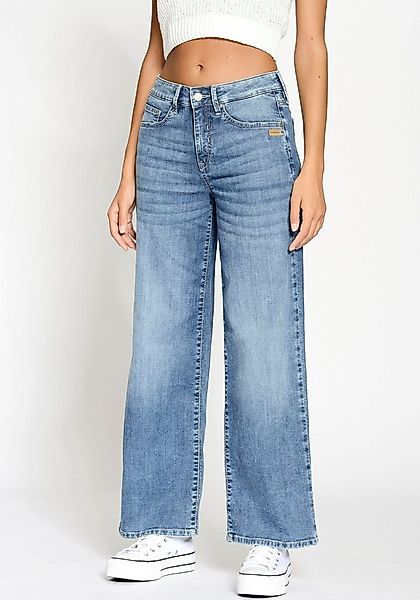 GANG Weite Jeans 94CARLOTTA weiter Fit im bodenlangen Palazzo-Style günstig online kaufen