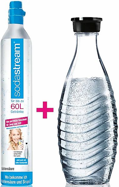 SodaStream Wassersprudler, (Set, 2 tlg.), Reservepack mit 1x CO2-Zylinder u günstig online kaufen