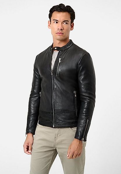 RICANO Lederjacke Carlo Lederjacke aus Lamm Leder im Biker-Stil günstig online kaufen